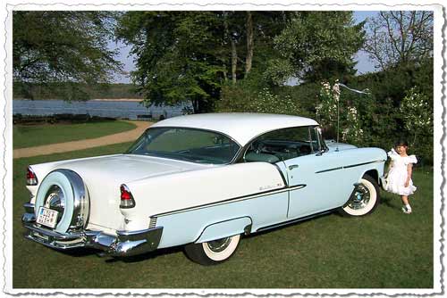 1955 Chevy hinten